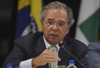 O ministro da Economia, Paulo Guedes, durante Plenária de Prefeitos da 75a Reunião Geral da FNP, fala sobre a Reforma da Previdência.