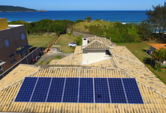 Sistema de microgeração solar fotovoltaica