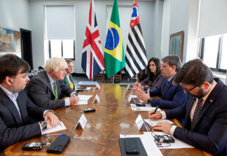 Boris Johnson discute acordos bilaterais e incentivos para o hidrogênio com governo de São Paulo