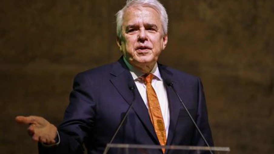 O presidente da Petrobras, Roberto Castello Branco, fala no Seminário “A Nova Economia Liberal”, na Fundação Getúlio Vargas (FGV), no Rio de Janeiro.