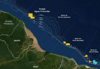 Mapa da Margem Equatorial / Crédito: Petrobras